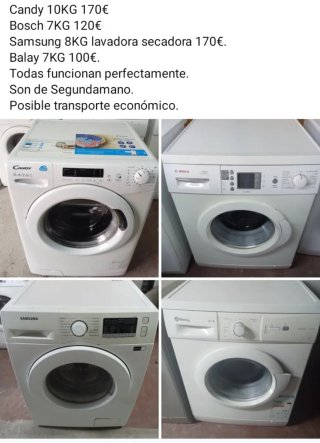 Lavadoras Ocasión