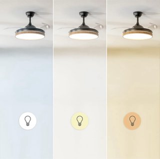Ventilador de techo con luz LED