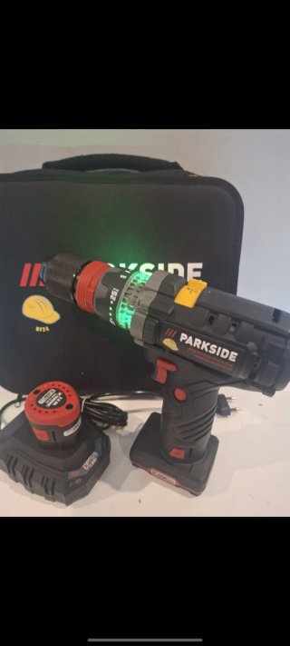 Taladro atornillador Parkside 12v 80Nm performance