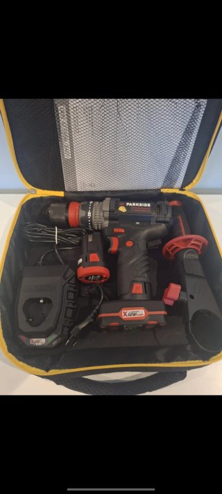 Taladro atornillador Parkside 12v 80Nm performance