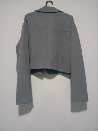 Chaqueta torera gris talla M