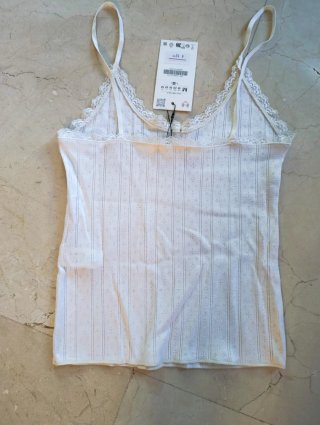 Camiseta Lencera marfil Talla M