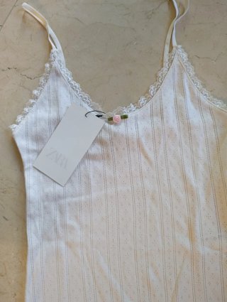 Camiseta Lencera marfil Talla M