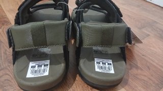 Sandalias Fila Talla 42 Verde y Negro