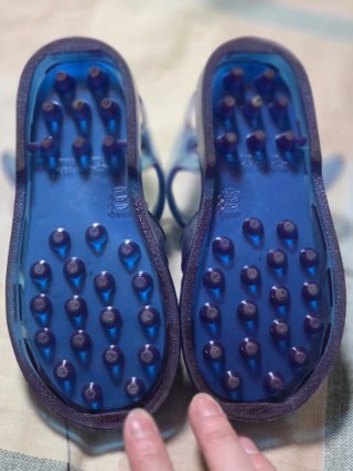 Cangrejeras niño talla 25 azul