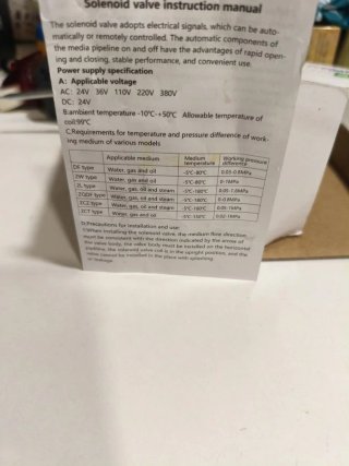 Electroválvula Solenoide 2W-025-08 AC 220V