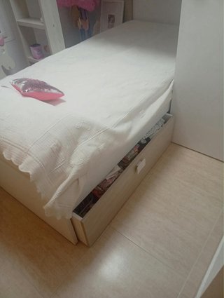Litera tren con cama y almacenaje