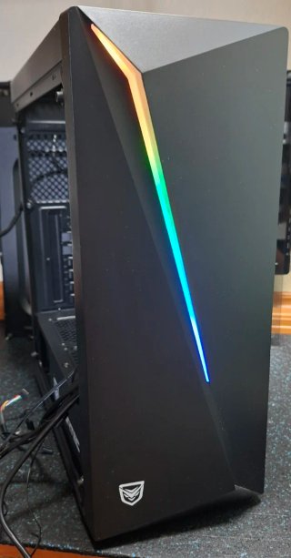 Nfortec Lynx Cristal Templado USB 3.0 RGB Negra
