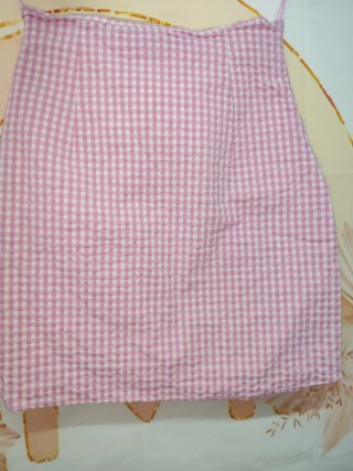 Falda Zara cuadros rosa Talla XS