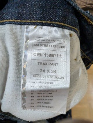 Pantalones Carhartt Originales Azul talla 34x34