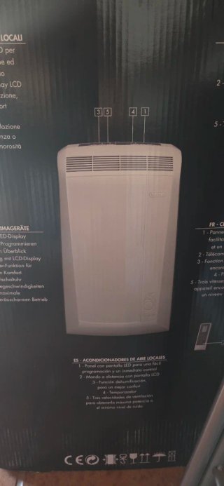 Aire Acondicionado Portátil DeLonghi Pingüino 9800