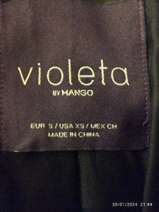Cazadora Biker Negra Mango