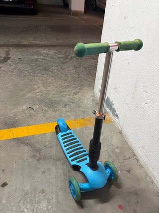 Patinete infantil 3 ruedas azul