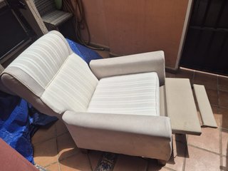 Sillón relax Ikea beige tela