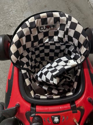 Andador Bebe Coche de Carreras Rojo