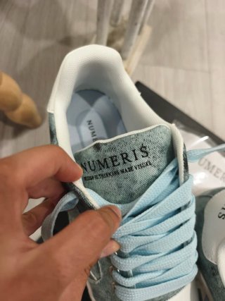 Tênis Numeris Azul e Branco Tamanho 42