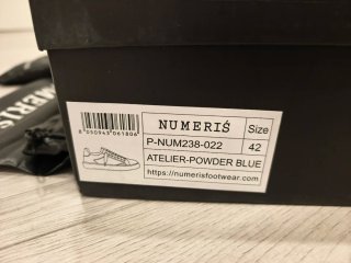 Tênis Numeris Azul e Branco Tamanho 42