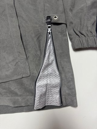 Diadora Chaqueta Vintage Terciopelo Gris/Negro