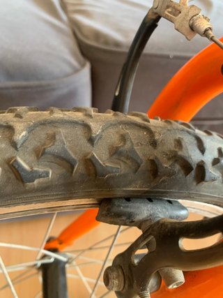 Bicicleta B-PRO FIRST MTB 20”/24” Naranja/Negra