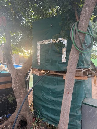 Depósito de agua IBC 2 unidades con su funda