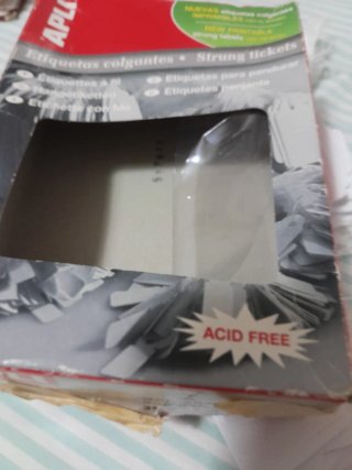 Lote 300 etiquetas aproximadamente blancas para ma