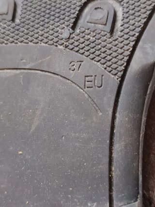 Botas hípica ante marrón T37