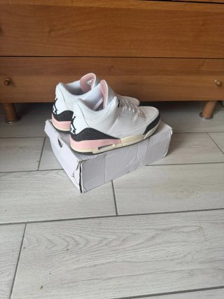 Jordan 3 Rosa Bianco - Taglia 43