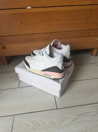 Jordan 3 Rosa Bianco - Taglia 43