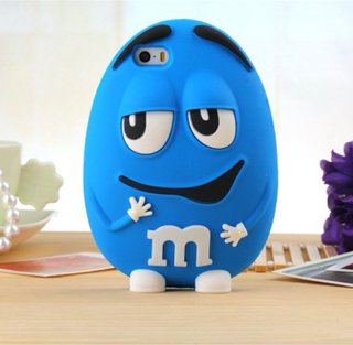 Funda iPhone 5/5s/SE 2016 Lacasito M&M Azul