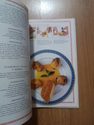 La cocina clásica con hierbas aromaticas