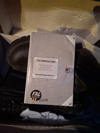 Botas de trabajo negras Talla 38