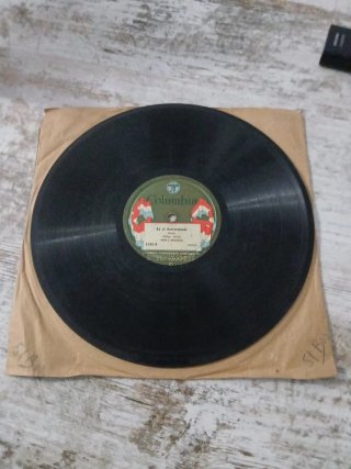 Disco pizarra  78rpm Comedia Cubana