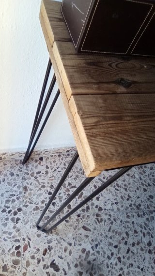 Escritorio Madera y Metal