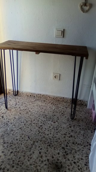 Escritorio Madera y Metal