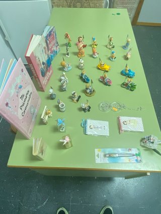 Lote de figuritas para comunión y bautizo