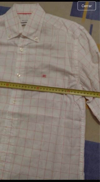 Camisa Pedro del Hierro Cuadros Rojo y Blanco