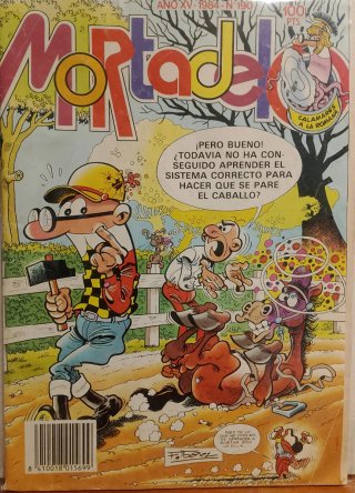 LOTE 10 TEBEOS DE MORTADELO.EL GUARDIA.