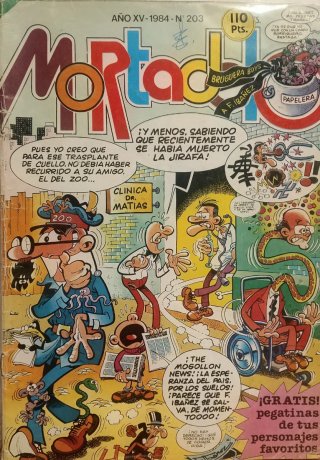 LOTE 10 TEBEOS DE MORTADELO.EL GUARDIA.
