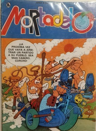 LOTE 10 TEBEOS DE MORTADELO.EL GUARDIA.