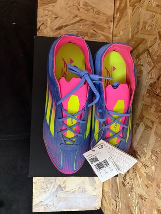 Botas Fútbol Adidas F50 Azul/Rosa