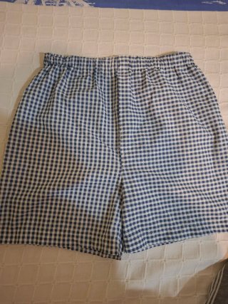 Pantalón pijama cuadros azul T M