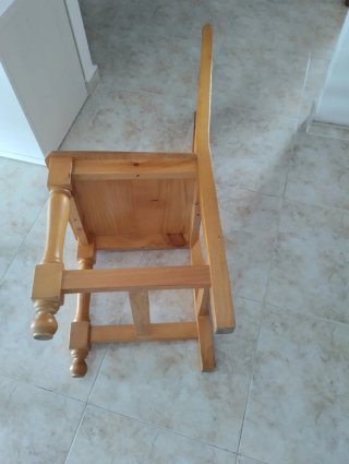2 Sillas Madera Salón
