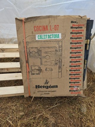 Cocina de leña Hergom nueva liquidación