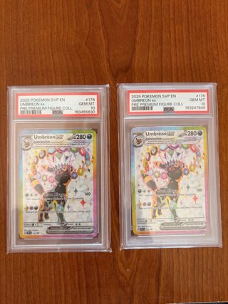 2 Cartas Umbreon ex SVP EN #176 PSA 10