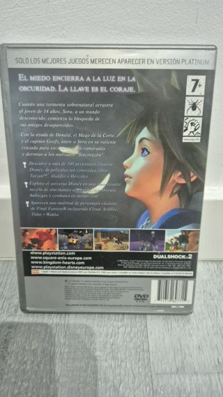 Kingdom Hearts PS2 - Disco Original Caja Platinum