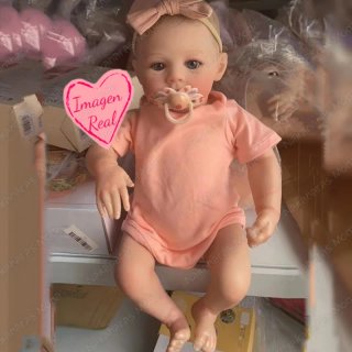 Muñeca reborn bebé silicona