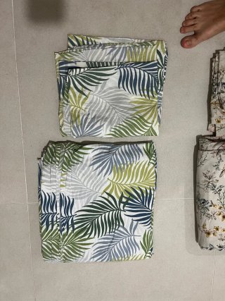 Lote ropa de cama 2 fundas, 1 sábana y protector