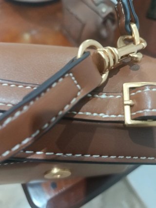 Bolso marrón nuevo con etiqueta