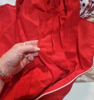 Vestido Flamenco Rojo y Blanco