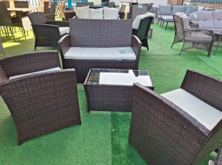 Conjunto Sofás Terraza Jardín Ratán Liquidacion